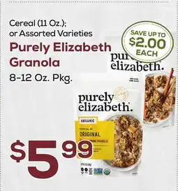 DeCicco & Sons Purely Elizabeth Granola 8-12 Oz. Pkg offer