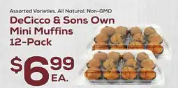 DeCicco & Sons DeCicco & Sons Own Mini Muffins 12-Pack offer