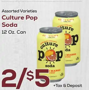 DeCicco & Sons Culture Pop Soda offer