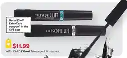 CVS L'Oreal Telescopic Lift mascara offer