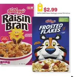 CVS Select Kellogg's cereal 7.8-14.5 oz offer