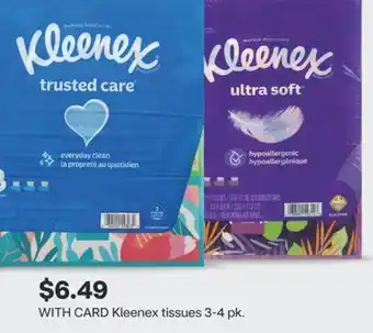 CVS Kleenex tissues 3-4 pk offer