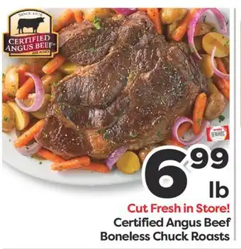 Weis Markets Certified Angus Beef Boneless Chuck Roasts offer