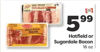 Weis Markets Hatfield or Sugardale Bacon offer