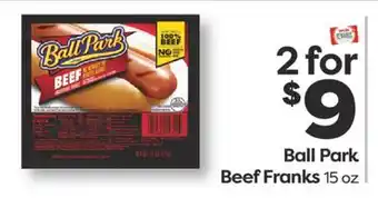 Weis Markets Ball Park Beef Franks offer