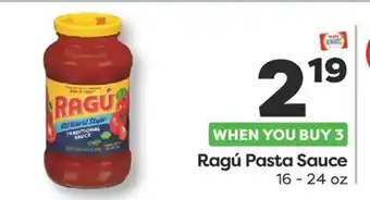 Weis Markets Ragú Pasta Sauce offer