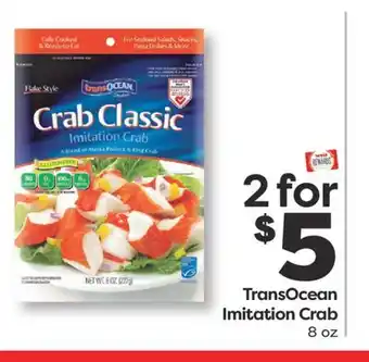 Weis Markets TransOcean Imitation Crab offer