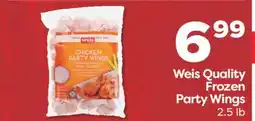 Weis Markets Weis Quality Frozen Party Wings offer