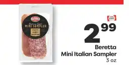 Weis Markets Beretta Mini Italian Sampler offer