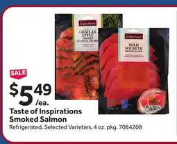 Stop&Shop Taste of Inspirations Smoked Salmon offer