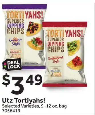 Stop&Shop Utz Tortiyahs! offer