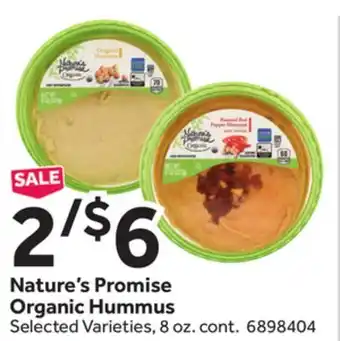 Stop&Shop Nature's Promise Organic Hummus offer