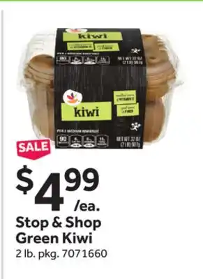 Stop&Shop Stop & Shop Green Kiwi offer