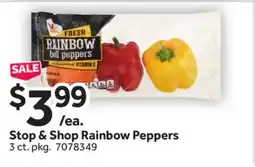 Stop&Shop Stop & Shop Rainbow Peppers offer