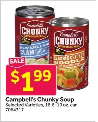 Stop&Shop Campbell's Chunky Soup offer