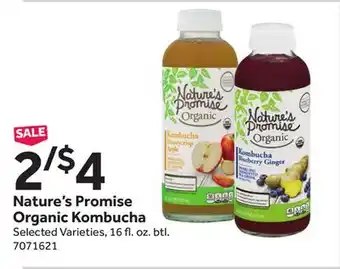 Stop&Shop Nature's Promise Organic Kombucha offer