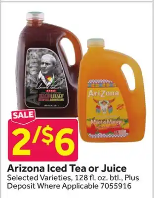 Stop&Shop Arizona Iced Tea or Juice offer