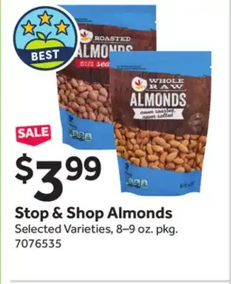 Stop&Shop Stop & Shop Almonds offer