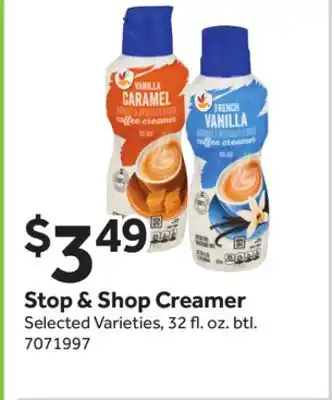 Stop&Shop Stop & Shop Creamer offer