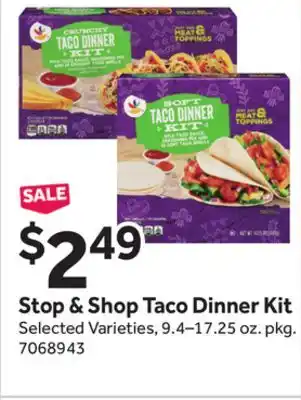 Stop&Shop Stop & Shop Taco Dinner Kit offer