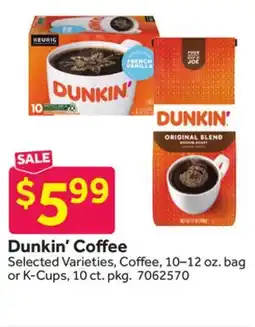 Stop&Shop Dunkin' Coffee offer