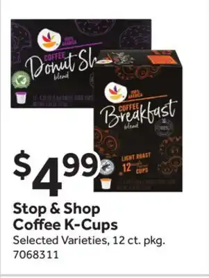 Stop&Shop Stop & Shop Coffee K-Cups offer