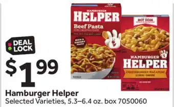 Stop&Shop Hamburger Helper offer