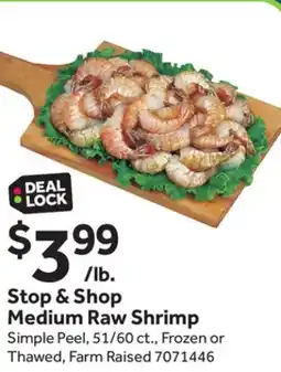 Stop&Shop Stop & Shop Medium Raw Shrimp offer