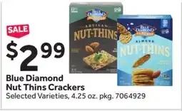 Stop&Shop Blue Diamond Nut Thins Crackers offer