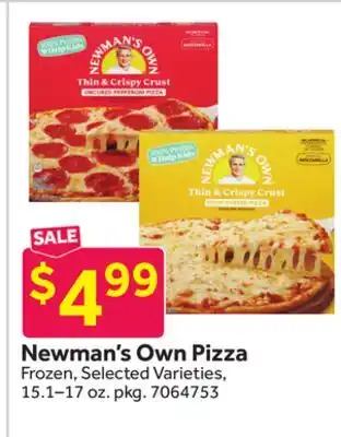 Stop&Shop Newman's Own Pizza offer