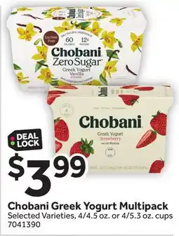 Stop&Shop Chobani Greek Yogurt Multipack offer