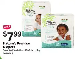 Stop&Shop Nature's Promise Diapers offer