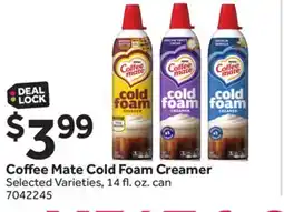 Stop&Shop Coffee Mate Cold Foam Creamer offer