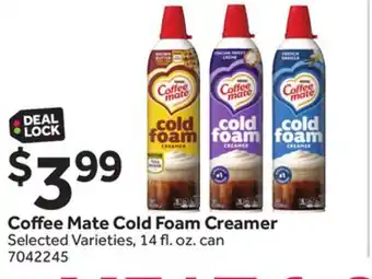 Stop&Shop Coffee Mate Cold Foam Creamer offer