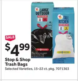 Stop&Shop Stop & Shop Trash Bags offer