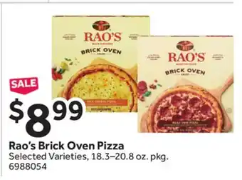 Stop&Shop Rao's Brick Oven Pizza offer