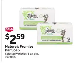 Stop&Shop Nature's Promise Bar Soap offer