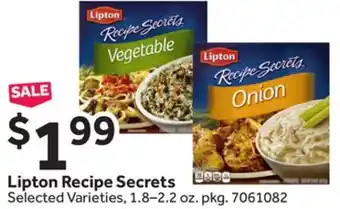 Stop&Shop Lipton Recipe Secrets offer