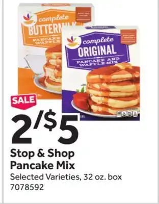 Stop&Shop Stop & Shop Pancake Mix offer