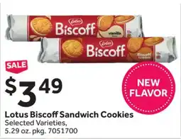 Stop&Shop Lotus Bisco Sandwich Cookies offer