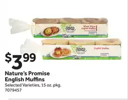 Stop&Shop Nature's Promise English Muffins offer