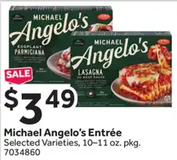 Stop&Shop Michael Angelo's Entrée offer