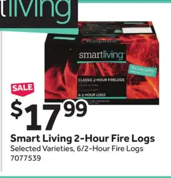 Stop&Shop Smart Living 2-Hour Fire Logs offer