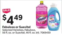 Stop&Shop Fabuloso or Suavitel offer