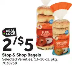 Stop&Shop Stop & Shop Bagels offer