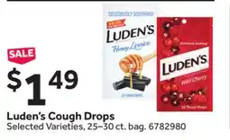 Stop&Shop Luden's Cough Drops offer