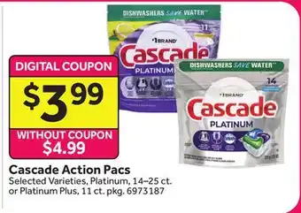 Stop&Shop Cascade Action Pacs offer