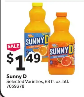 Stop&Shop Sunny D offer