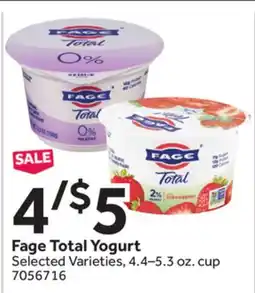 Stop&Shop Fage Total Yogurt offer