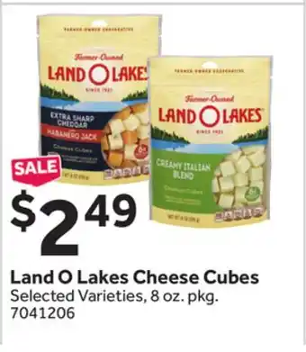 Stop&Shop Land O Lakes Cheese Cubes offer